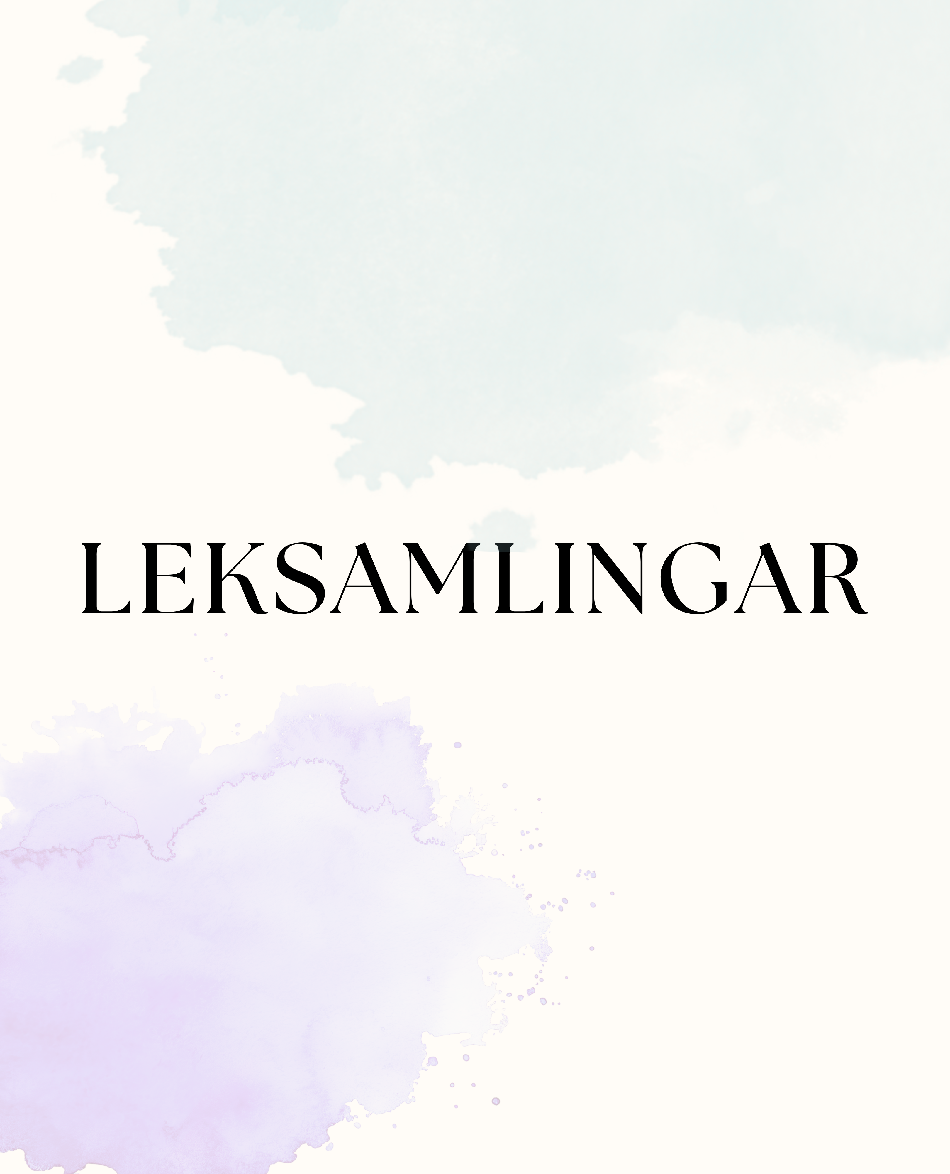 Leksamlingar
