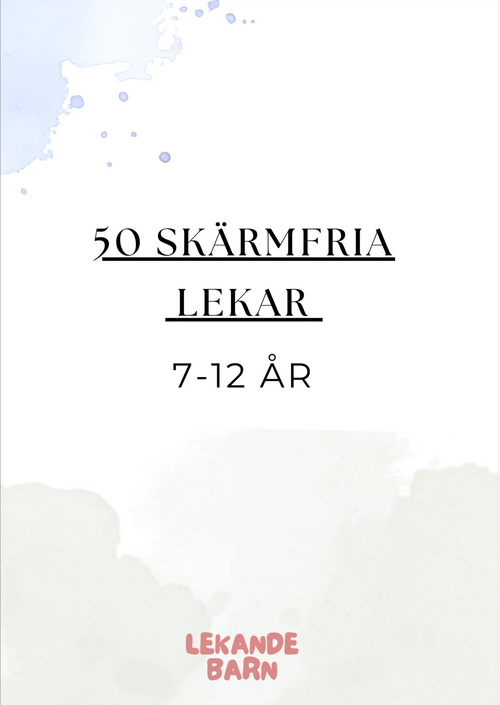 50 skärmfria lekar 7 - 12 år