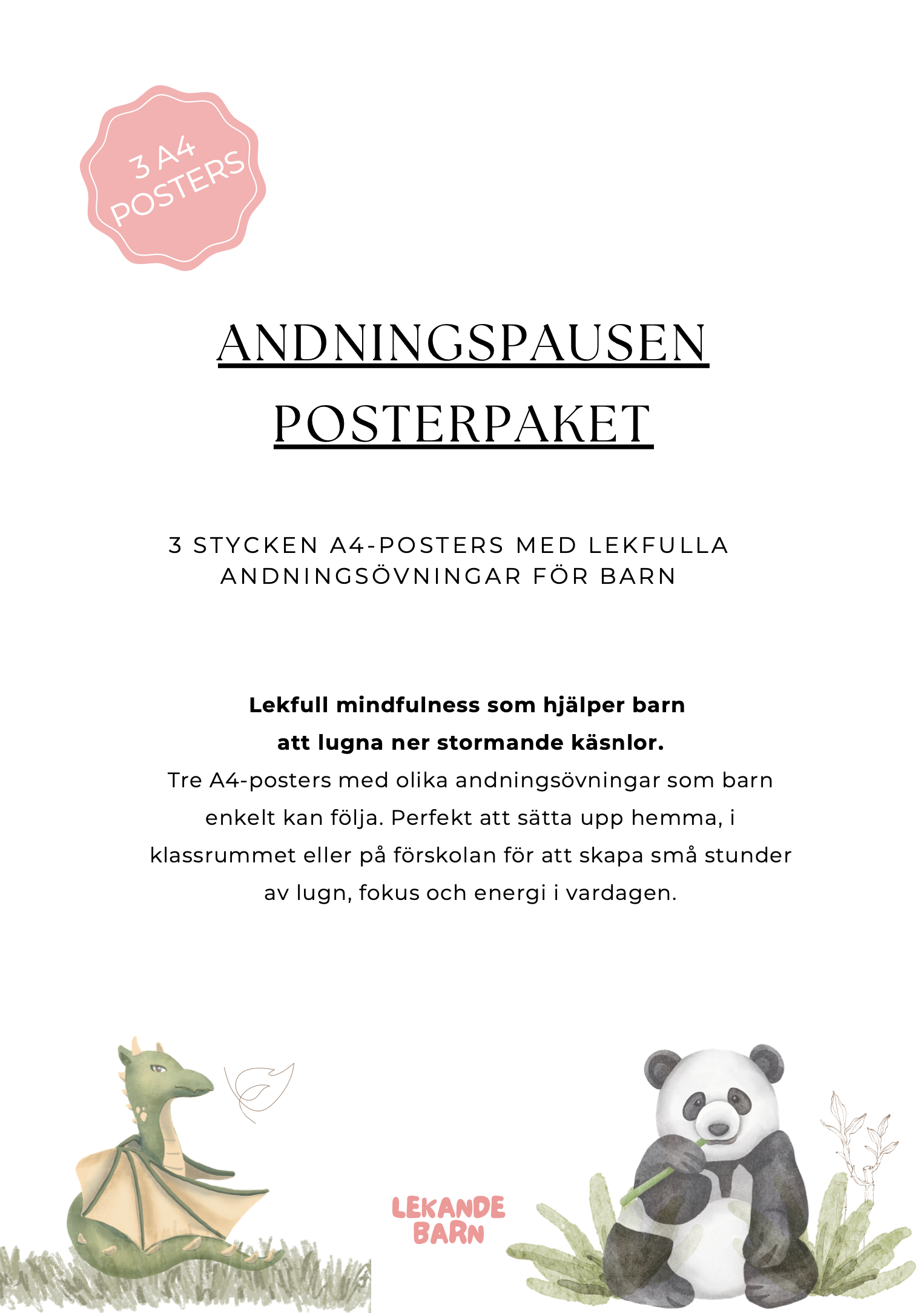 Posterpaket - Andningspausen