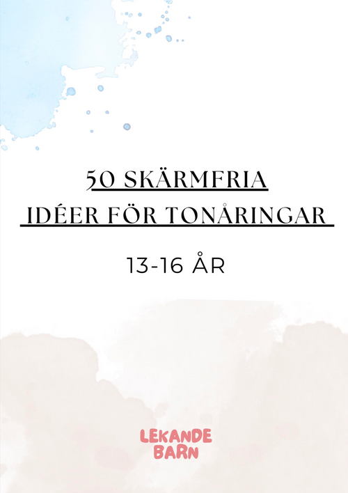 50 skärmfria idéer för tonåringar 13 - 16 år